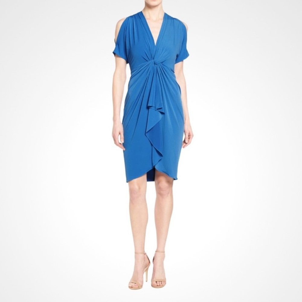 Catherine Malandrino Asymmetrical Blue Dress